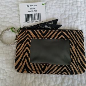 **SOLD** Zip ID Case Zebra Vera Bradley NWT